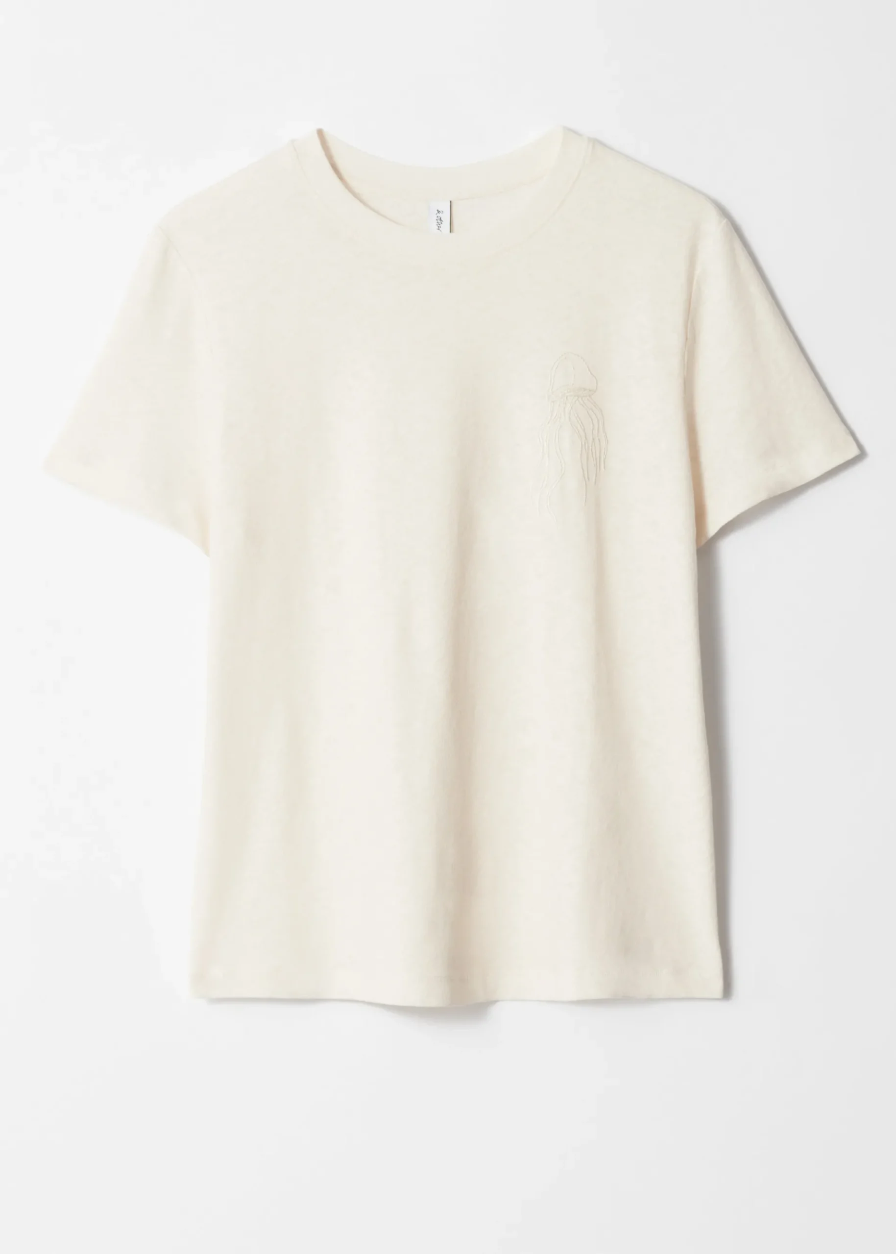 & Other Stories T-Shirt aus Leinenmischung