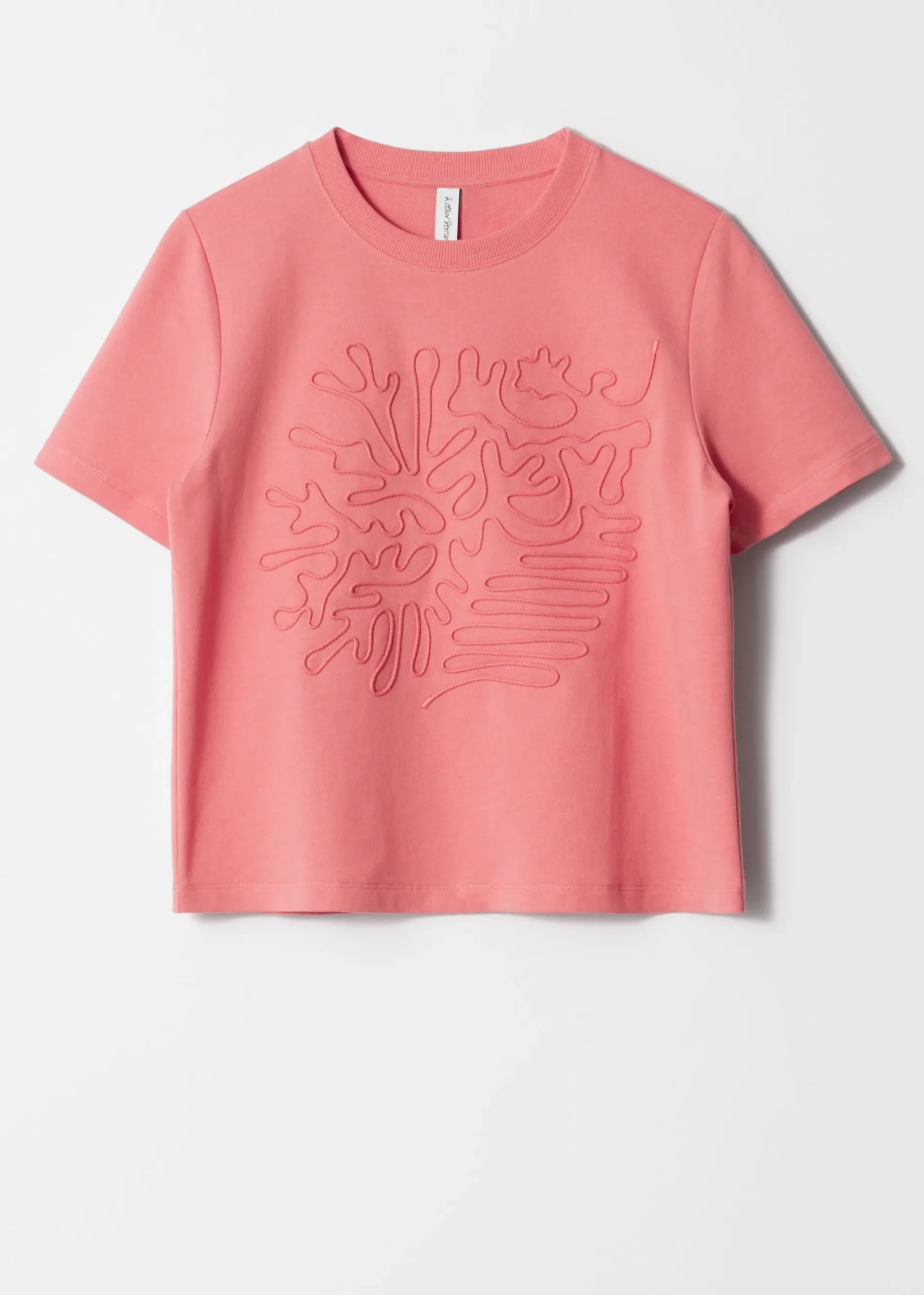 & Other Stories T-Shirt mit Blumenapplikation