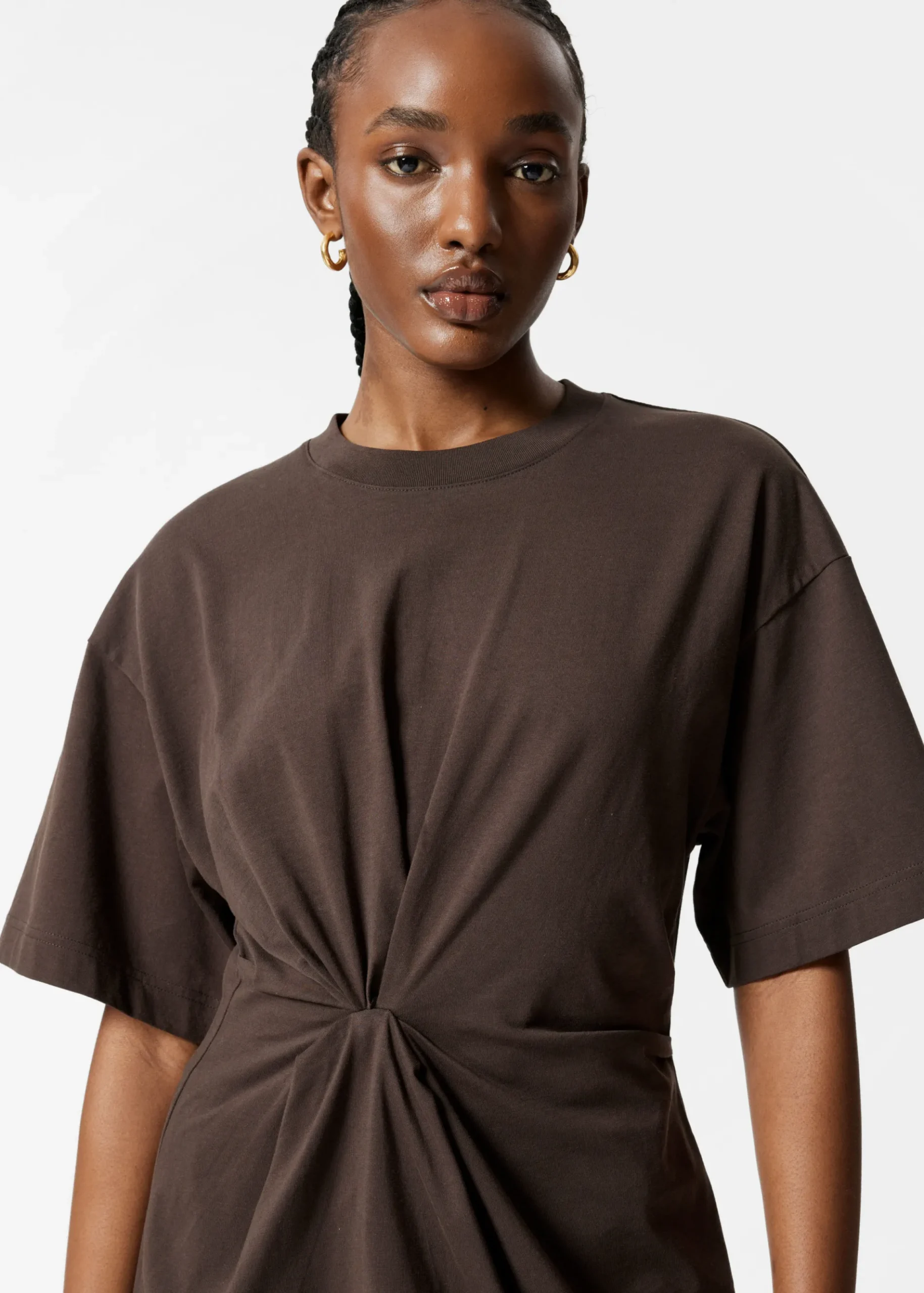 & Other Stories T-Shirt mit Knotendetail