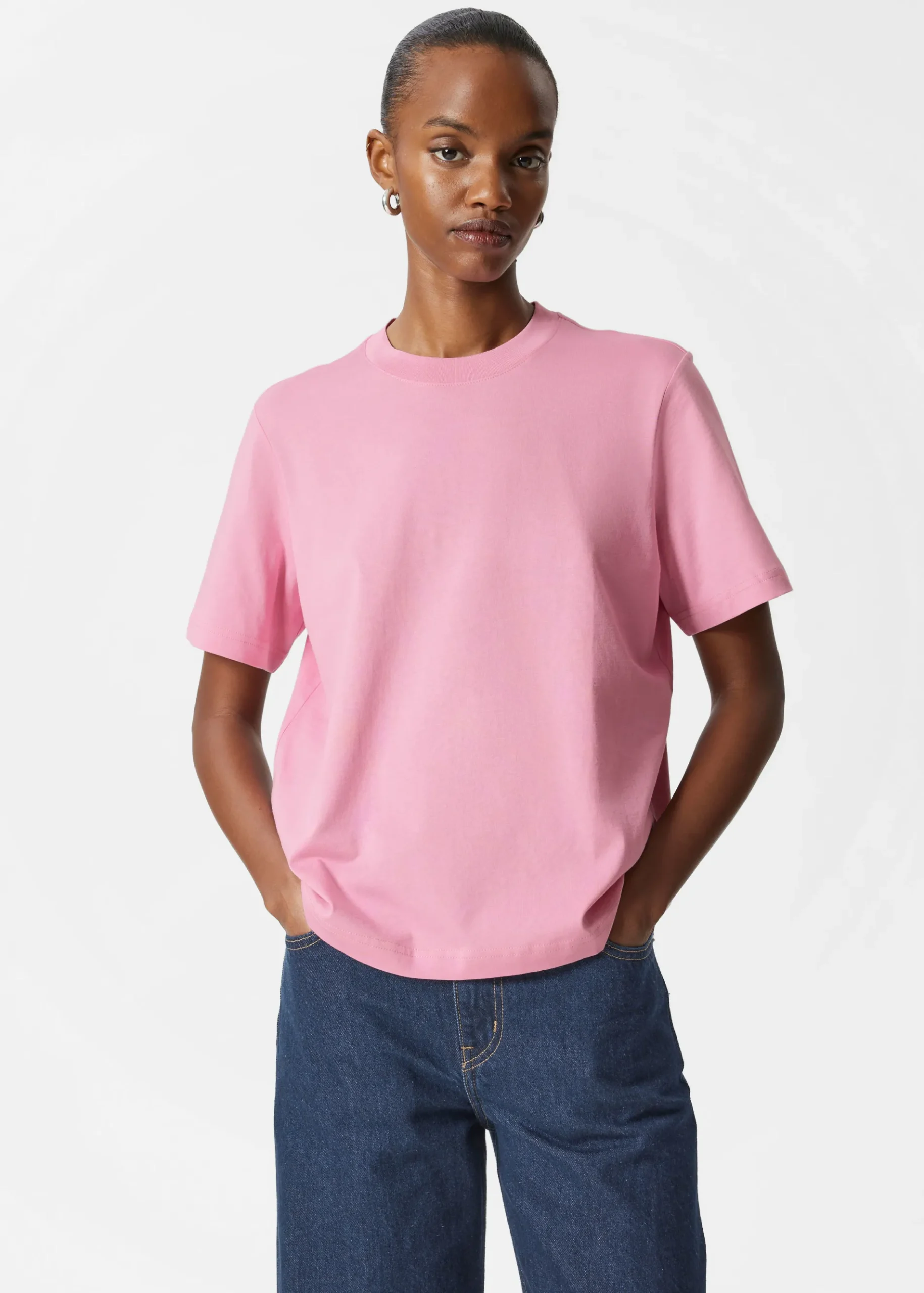 & Other Stories T-Shirt mit Rundhalsausschnitt