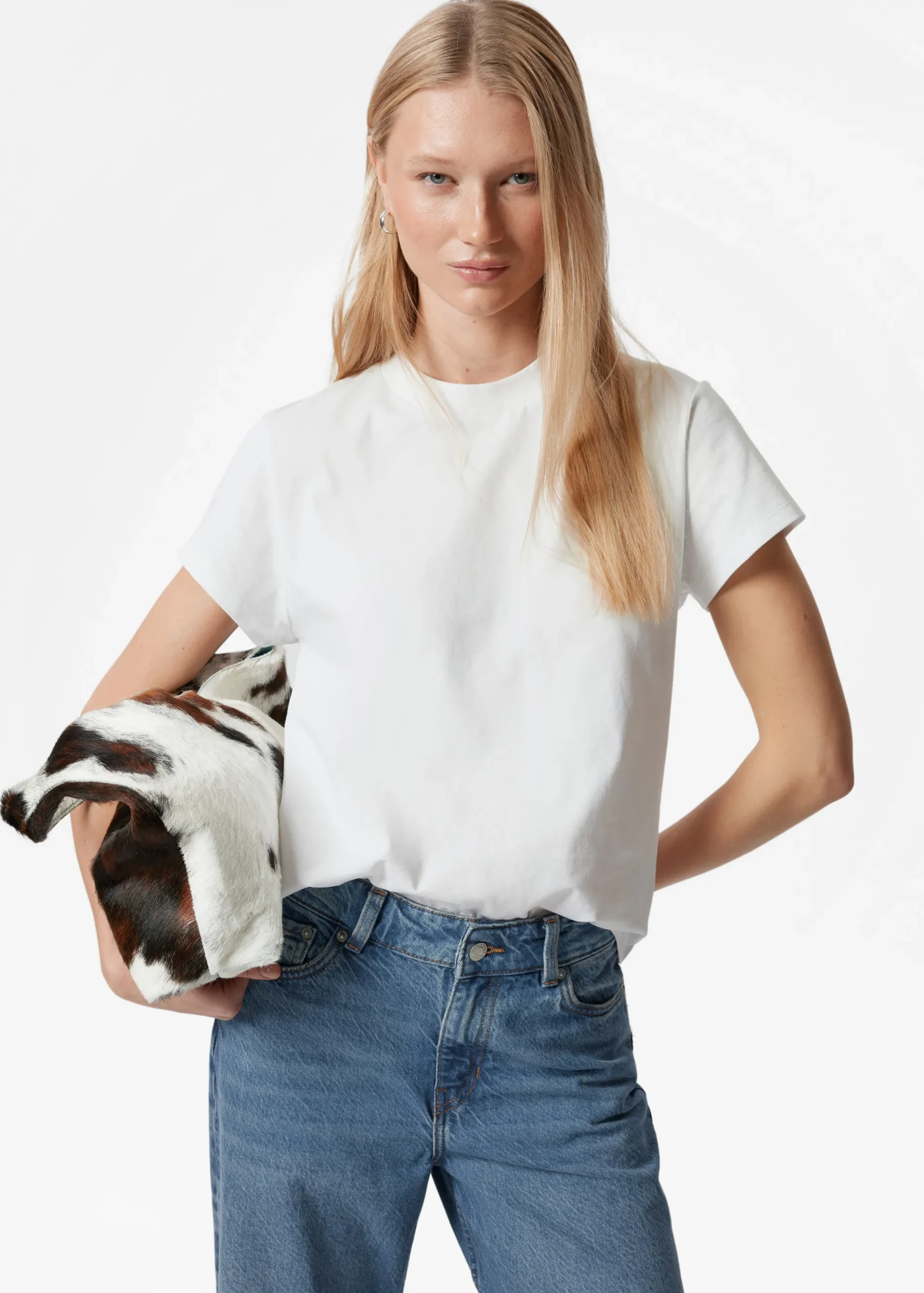 & Other Stories T-Shirt mit Rundhalsausschnitt