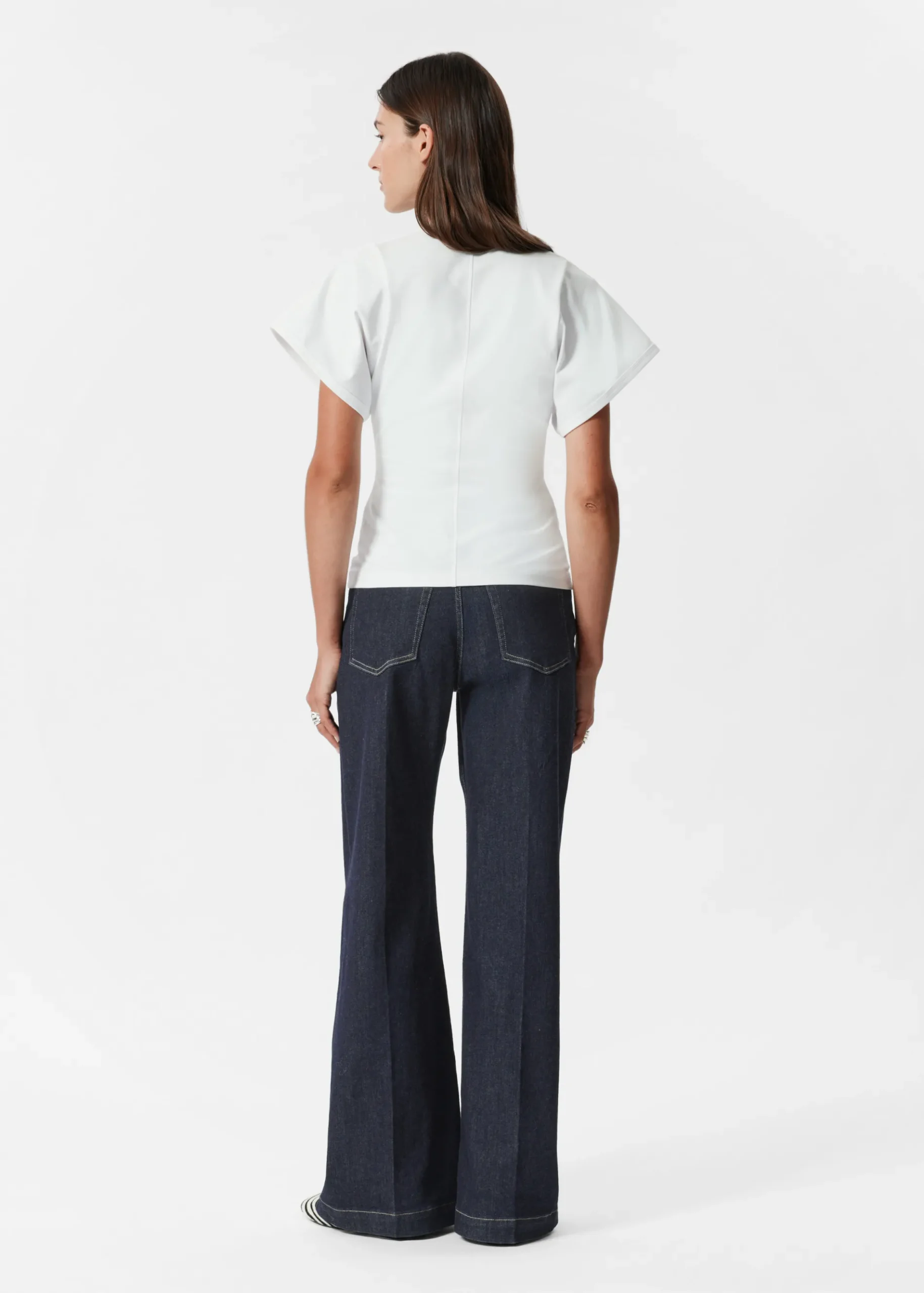& Other Stories T-Shirt mit tiefem Ausschnitt