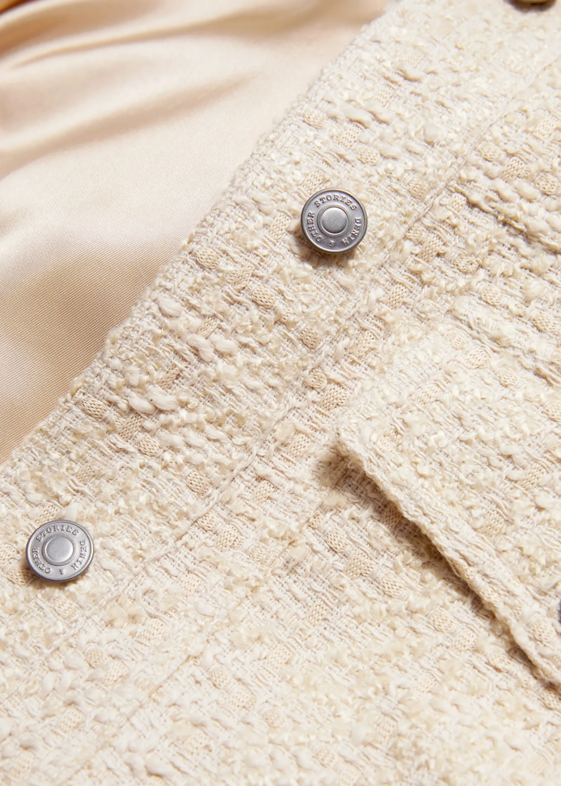 & Other Stories Tweedjacke mit Kordelzug
