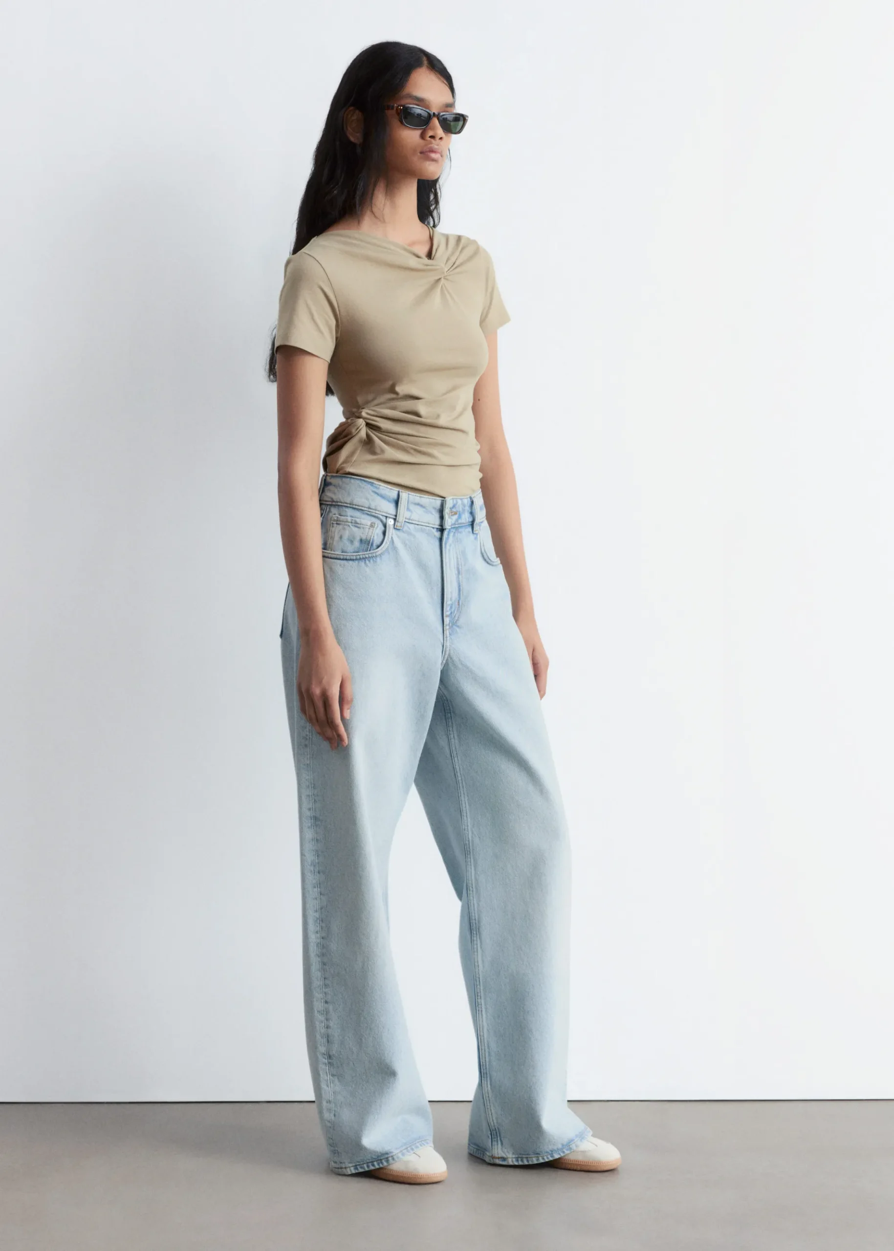 & Other Stories TwistDetail Tshirt