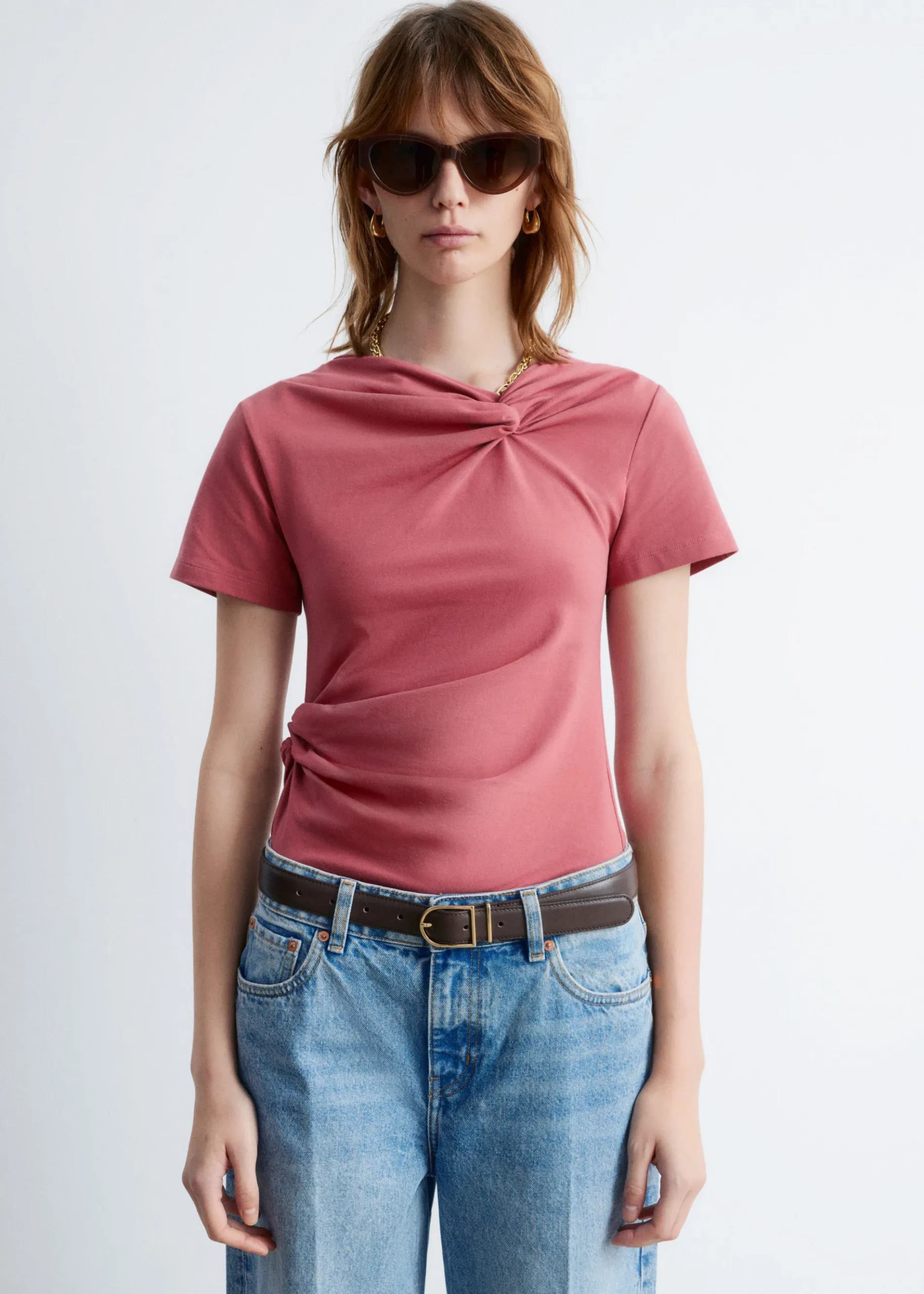 & Other Stories TwistDetail Tshirt