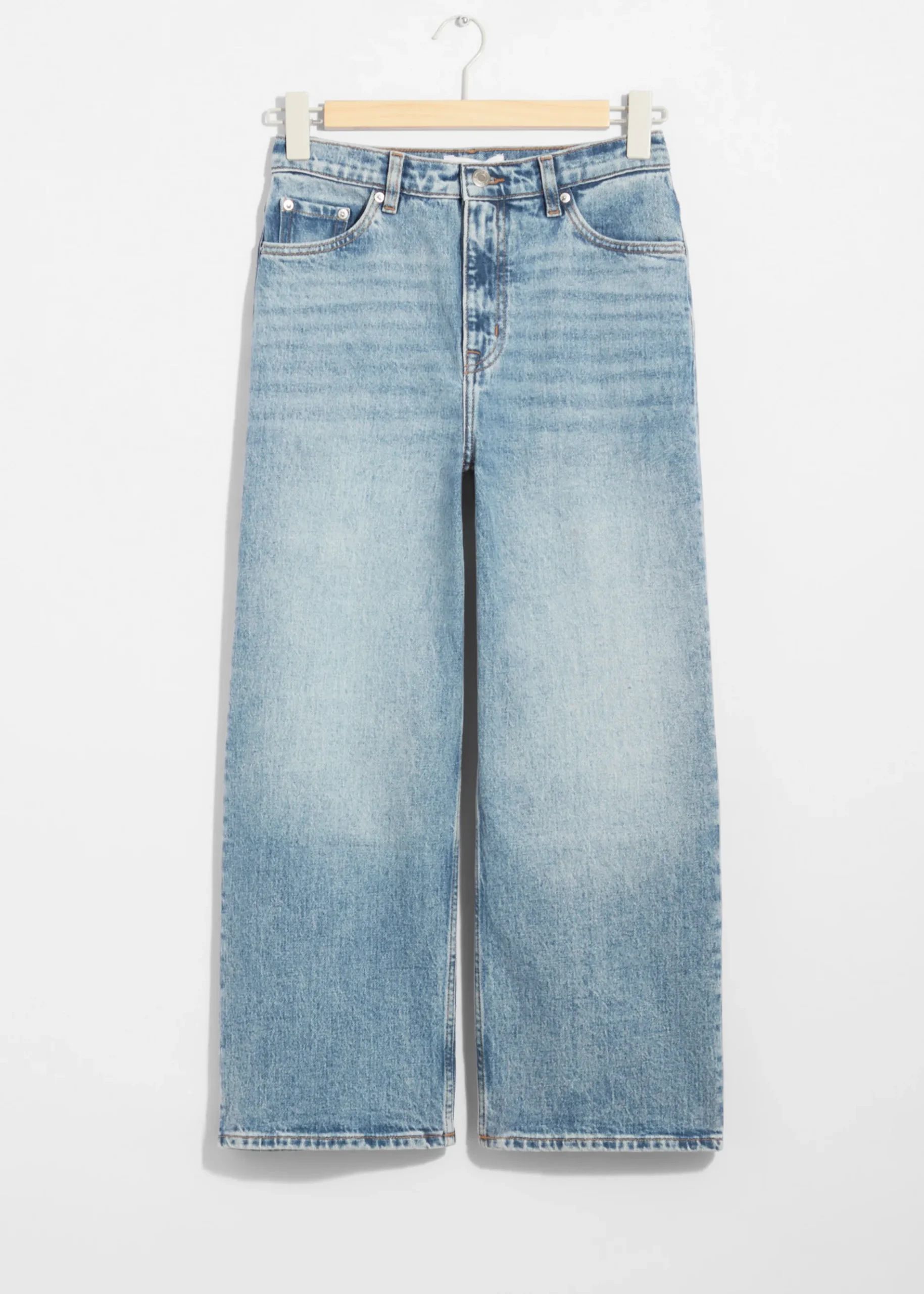 & Other Stories Verkürzte Jeans mit weitem Bein