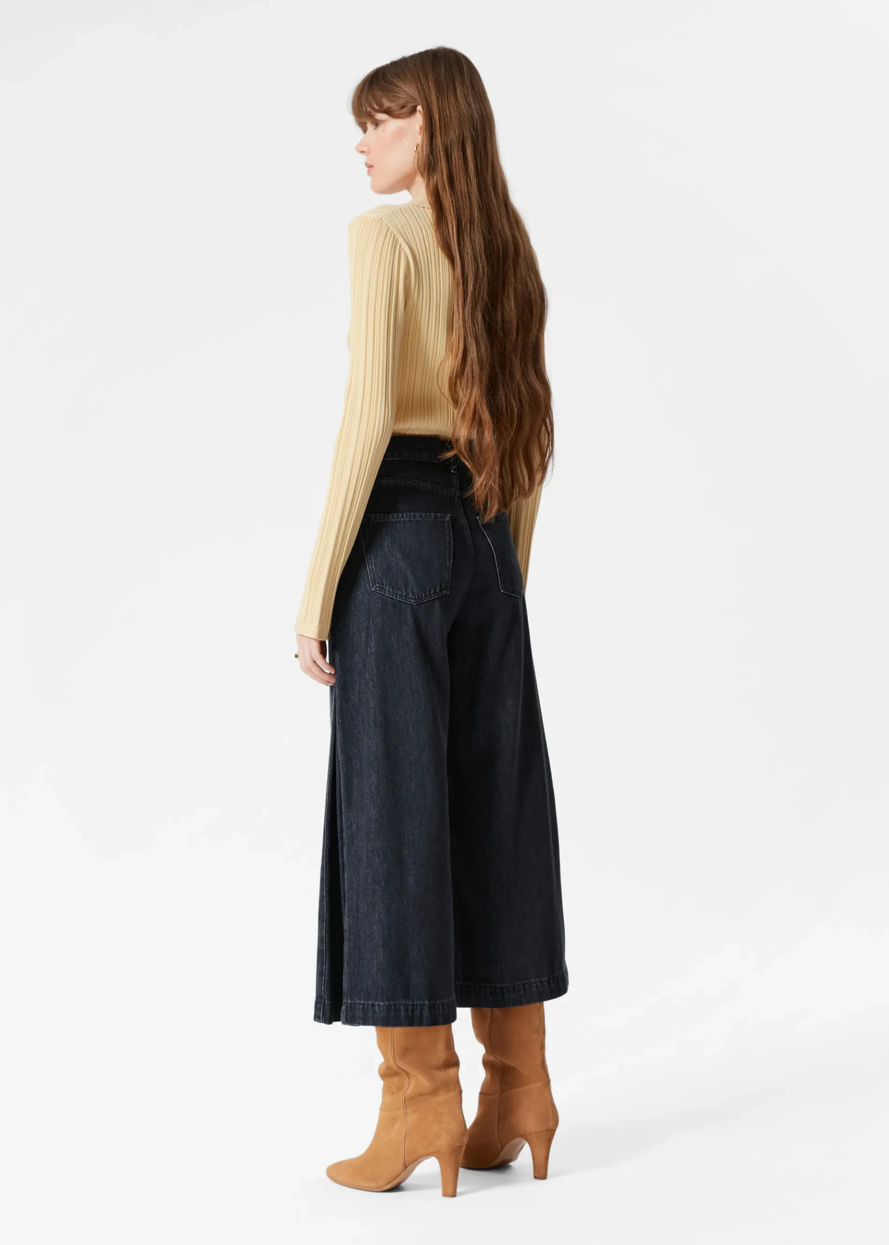 & Other Stories Verkürzte Jeans mit weitem Bein