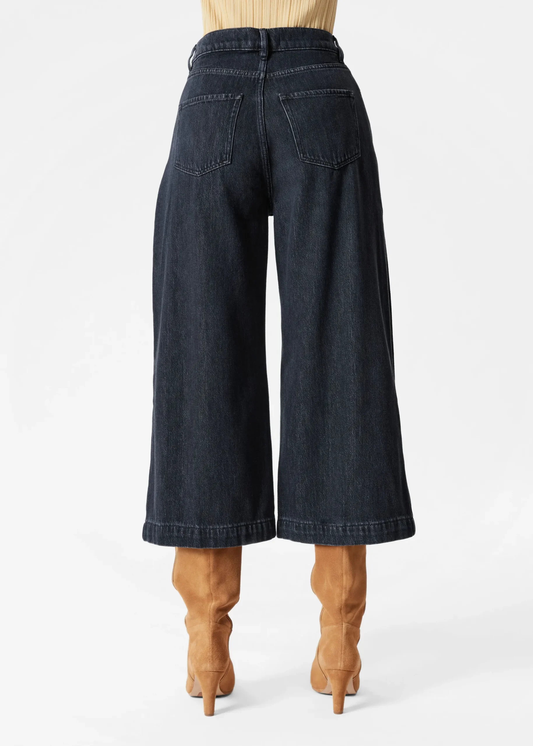 & Other Stories Verkürzte Jeans mit weitem Bein