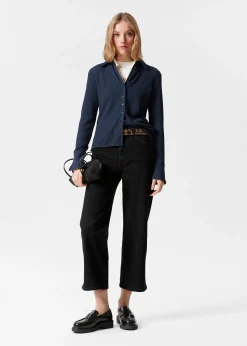 & Other Stories Verkürzte Jeans mit weitem Bein