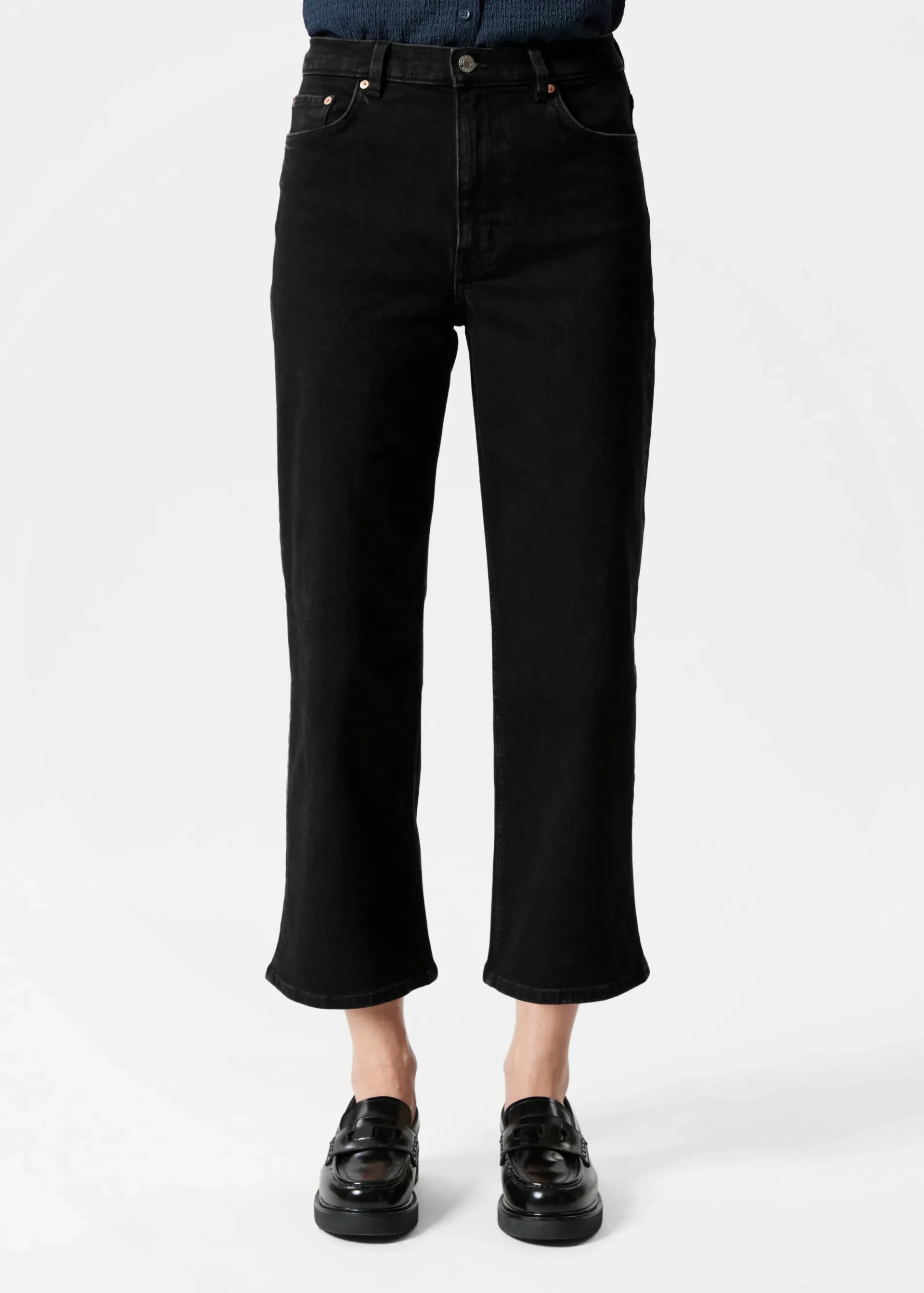 & Other Stories Verkürzte Jeans mit weitem Bein