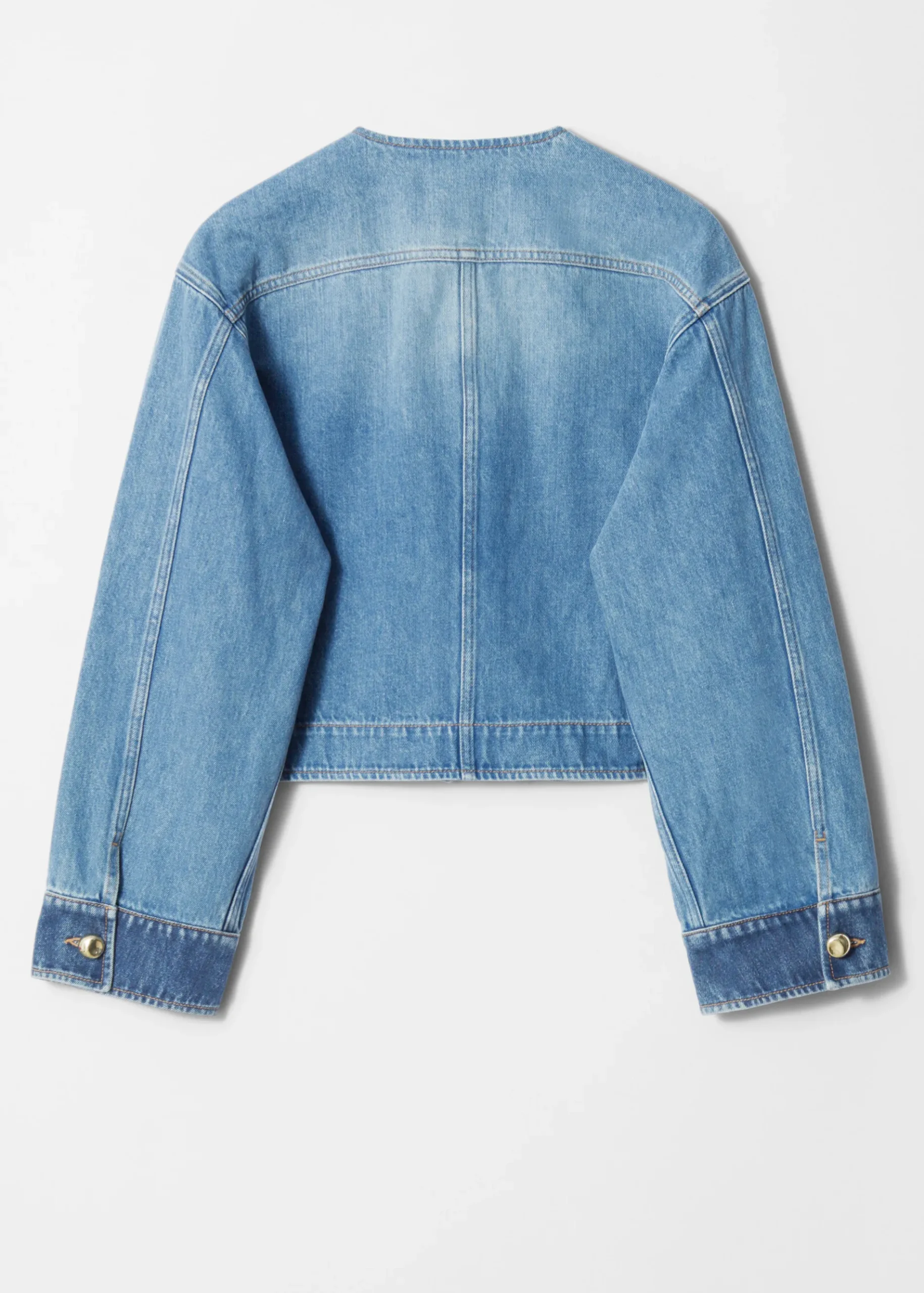 & Other Stories Verkürzte Jeansjacke