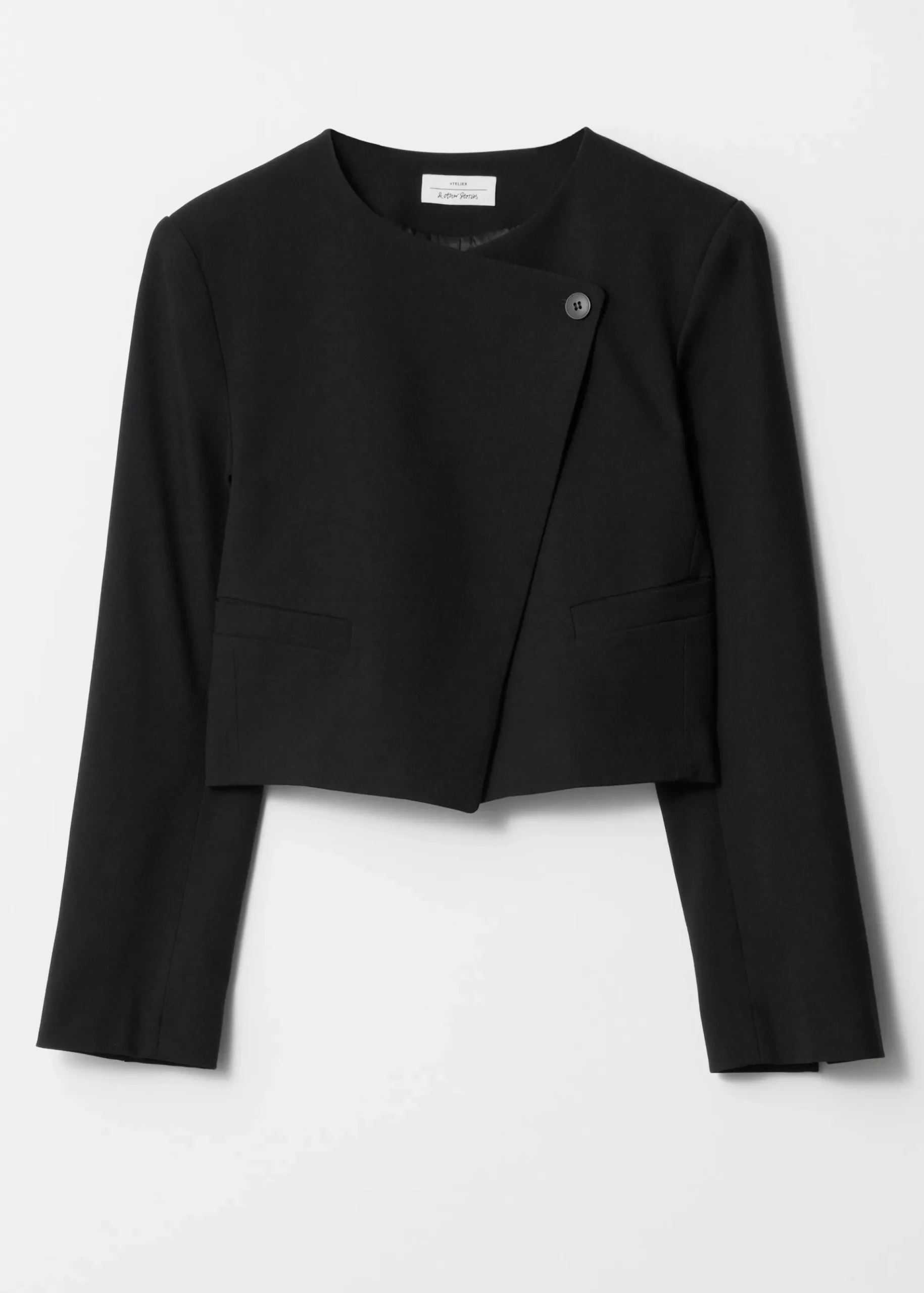 & Other Stories Verkürzter Blazer ohne Kragen