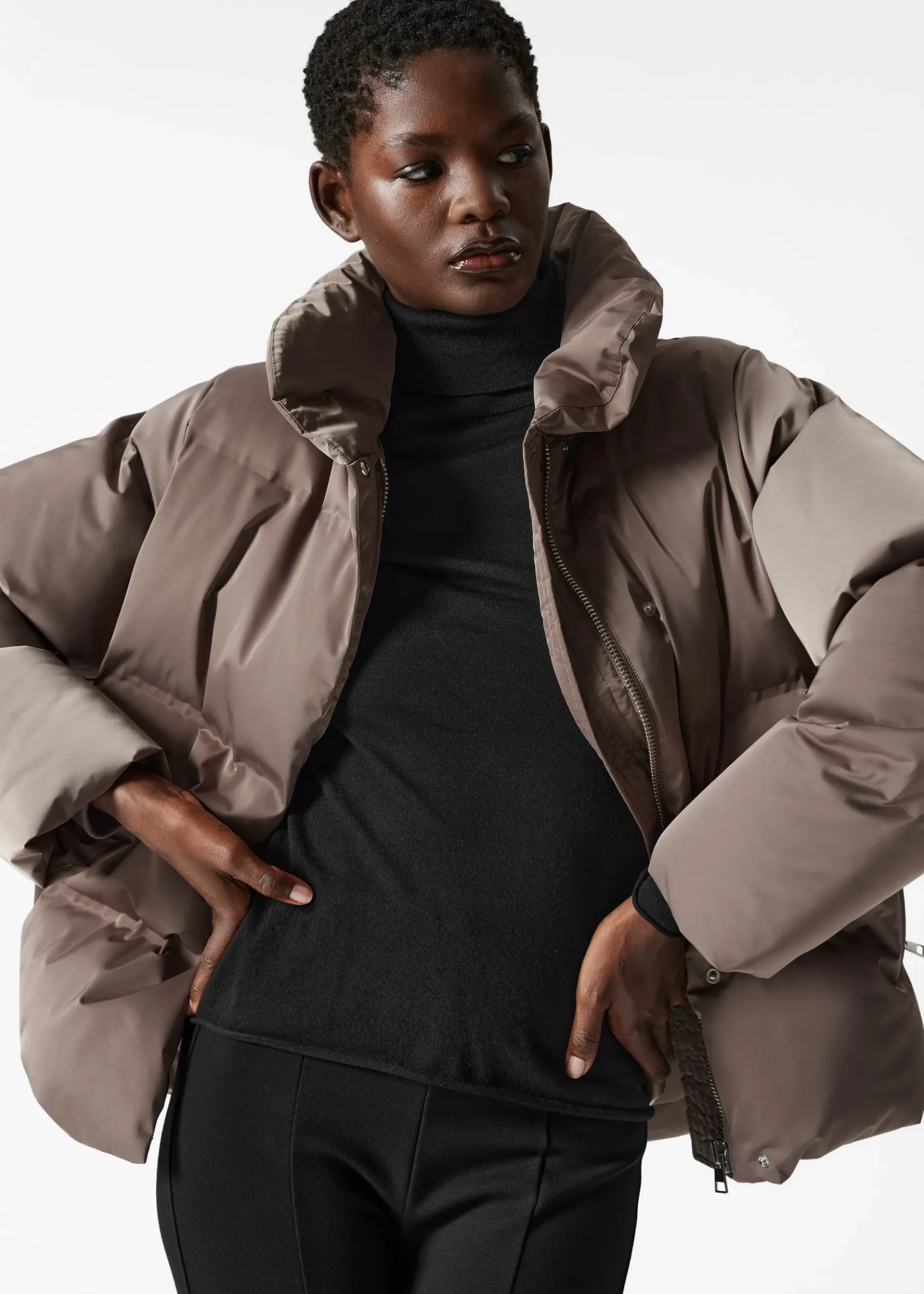 & Other Stories Wattierte Daunenjacke