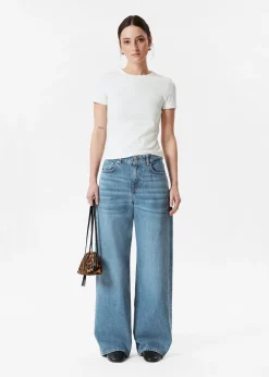 & Other Stories Weite, lange Jeans