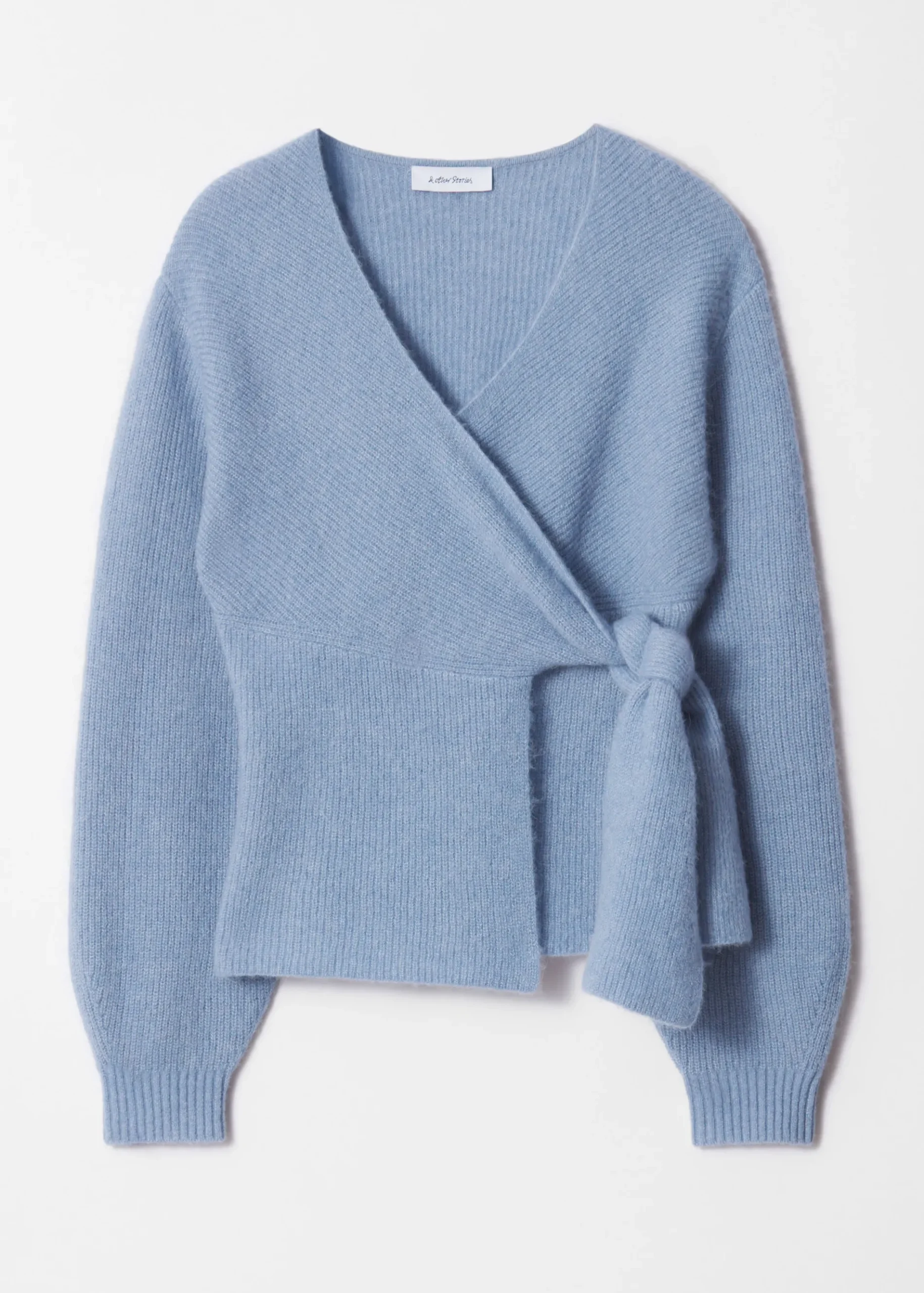 & Other Stories Wickel-Strickjacke aus Alpaka-Mix