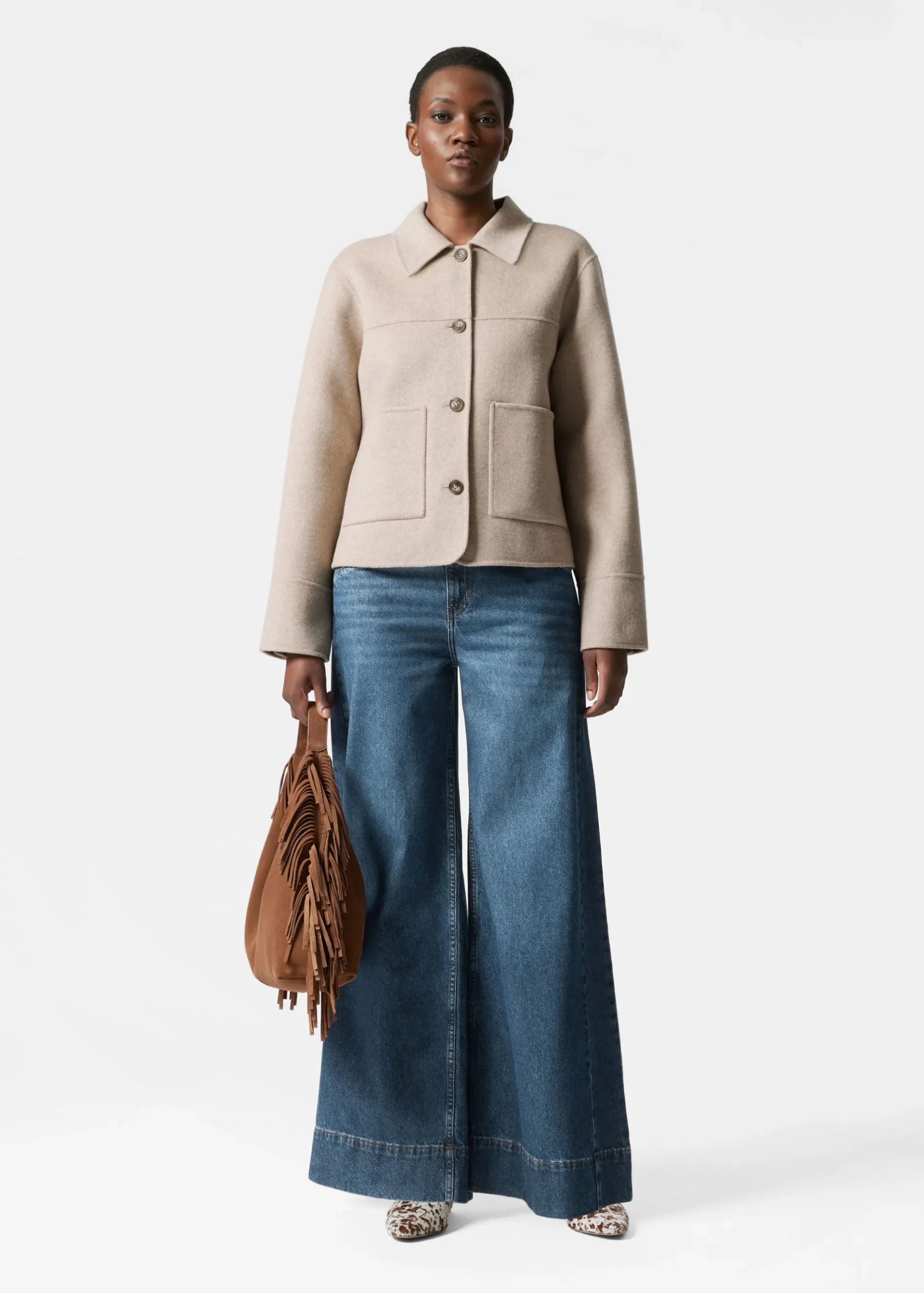 & Other Stories Wolljacke mit Kragen