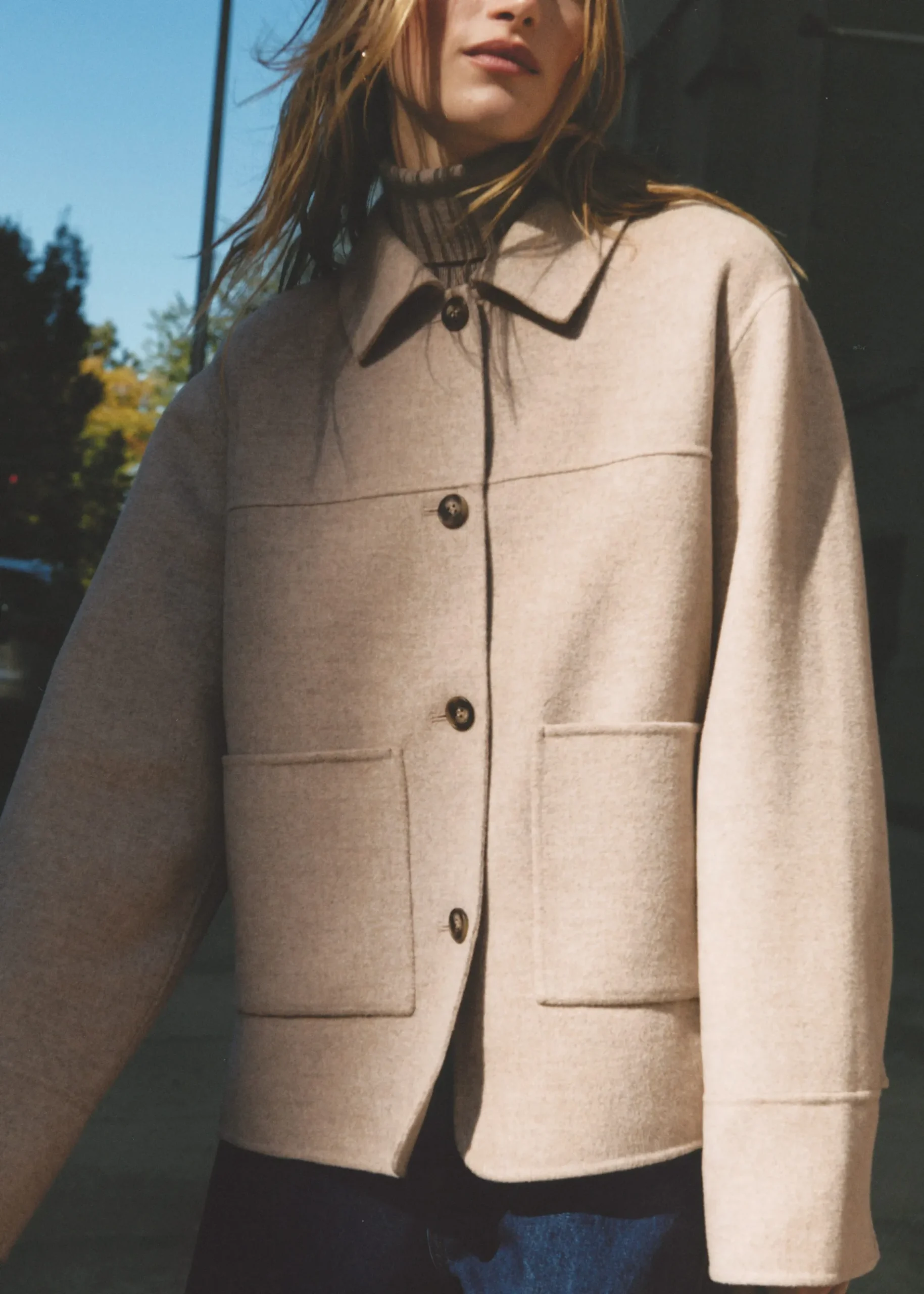 & Other Stories Wolljacke mit Kragen