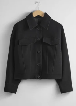 & Other Stories Wolljacke mit Kragen