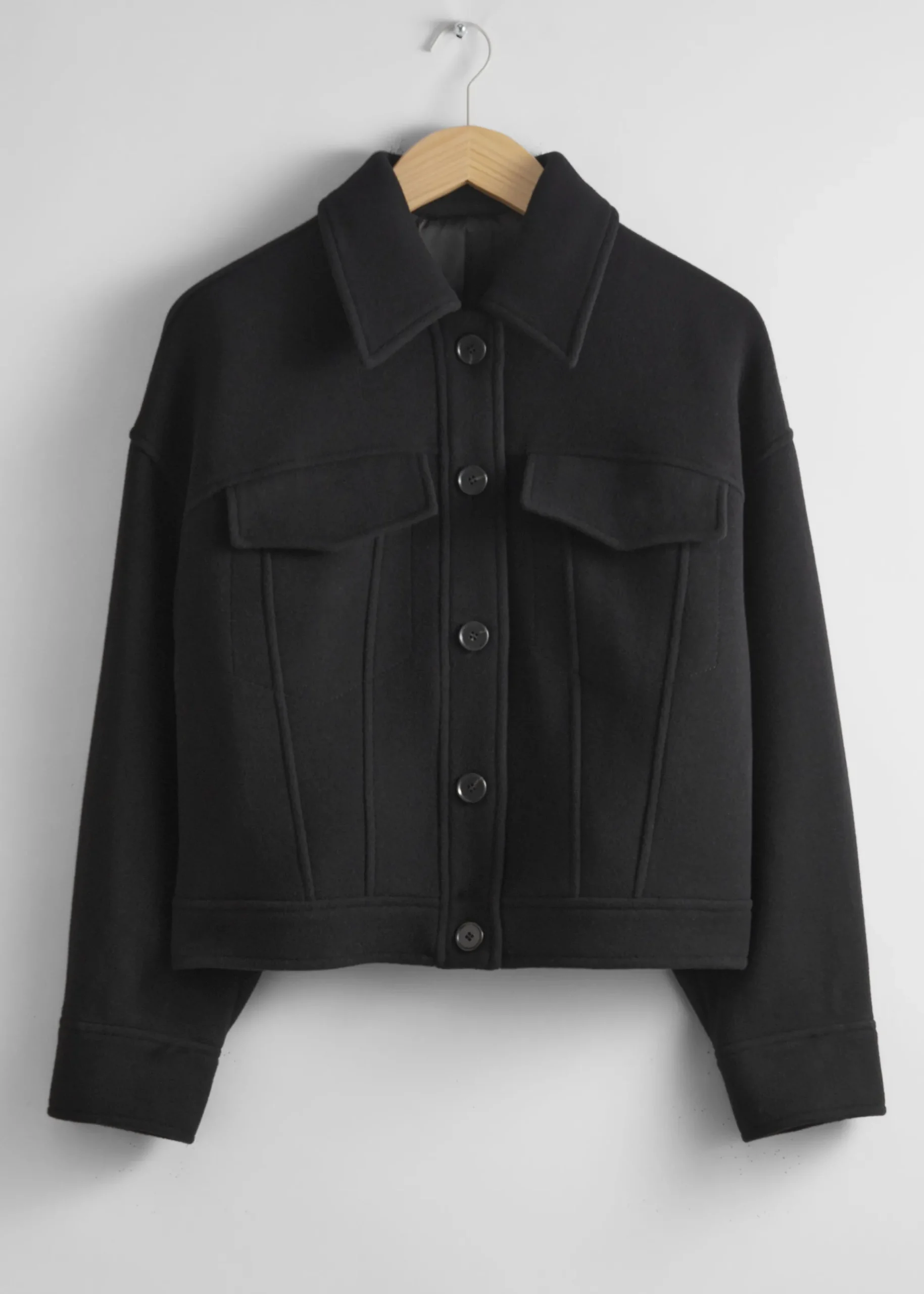 & Other Stories Wolljacke mit Kragen