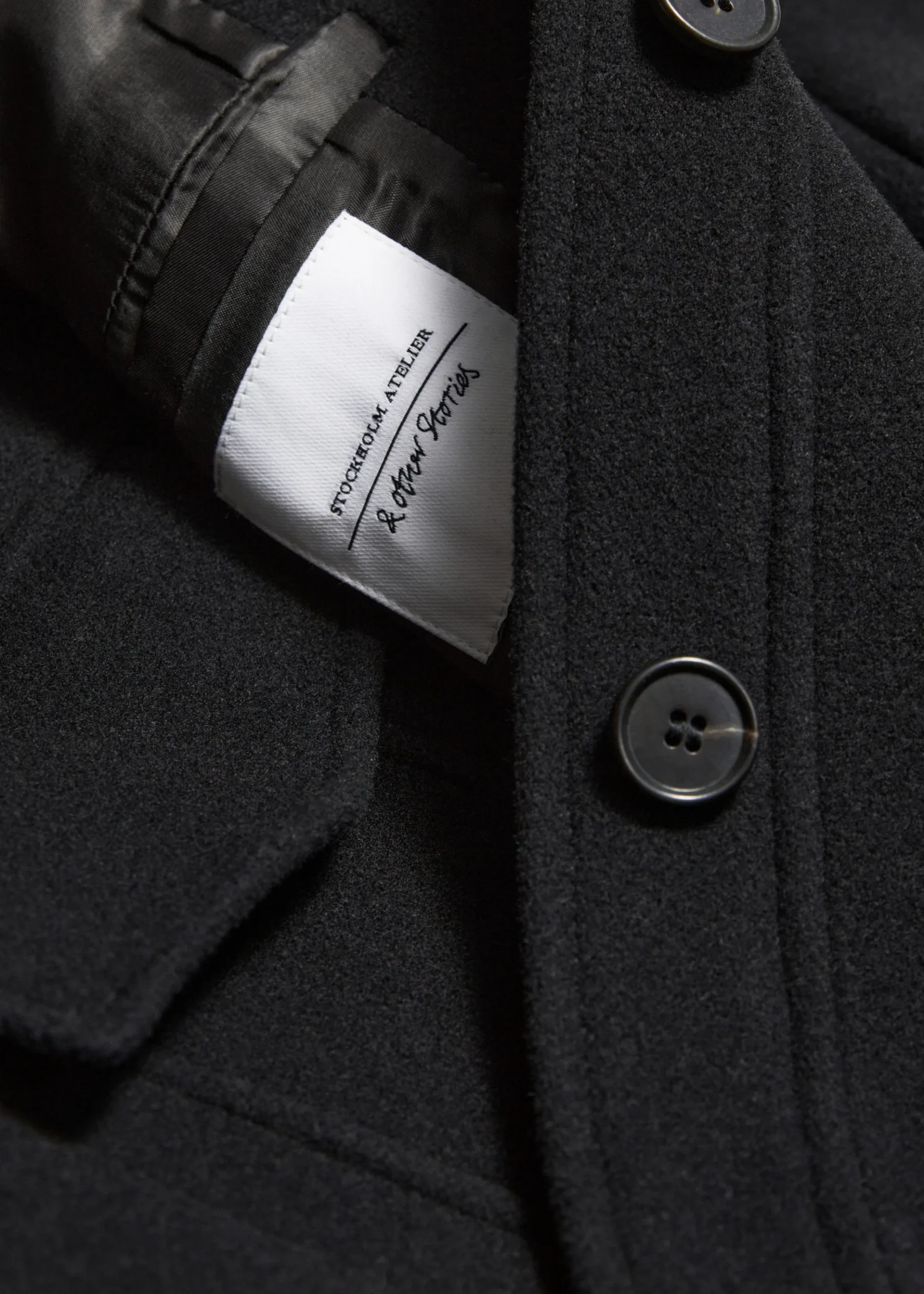 & Other Stories Wolljacke mit Kragen