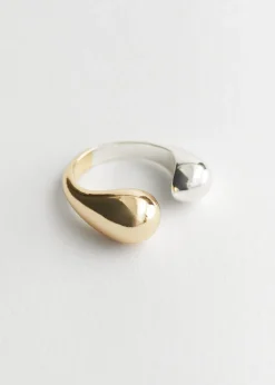 & Other Stories Zweifarbiger offener Ring